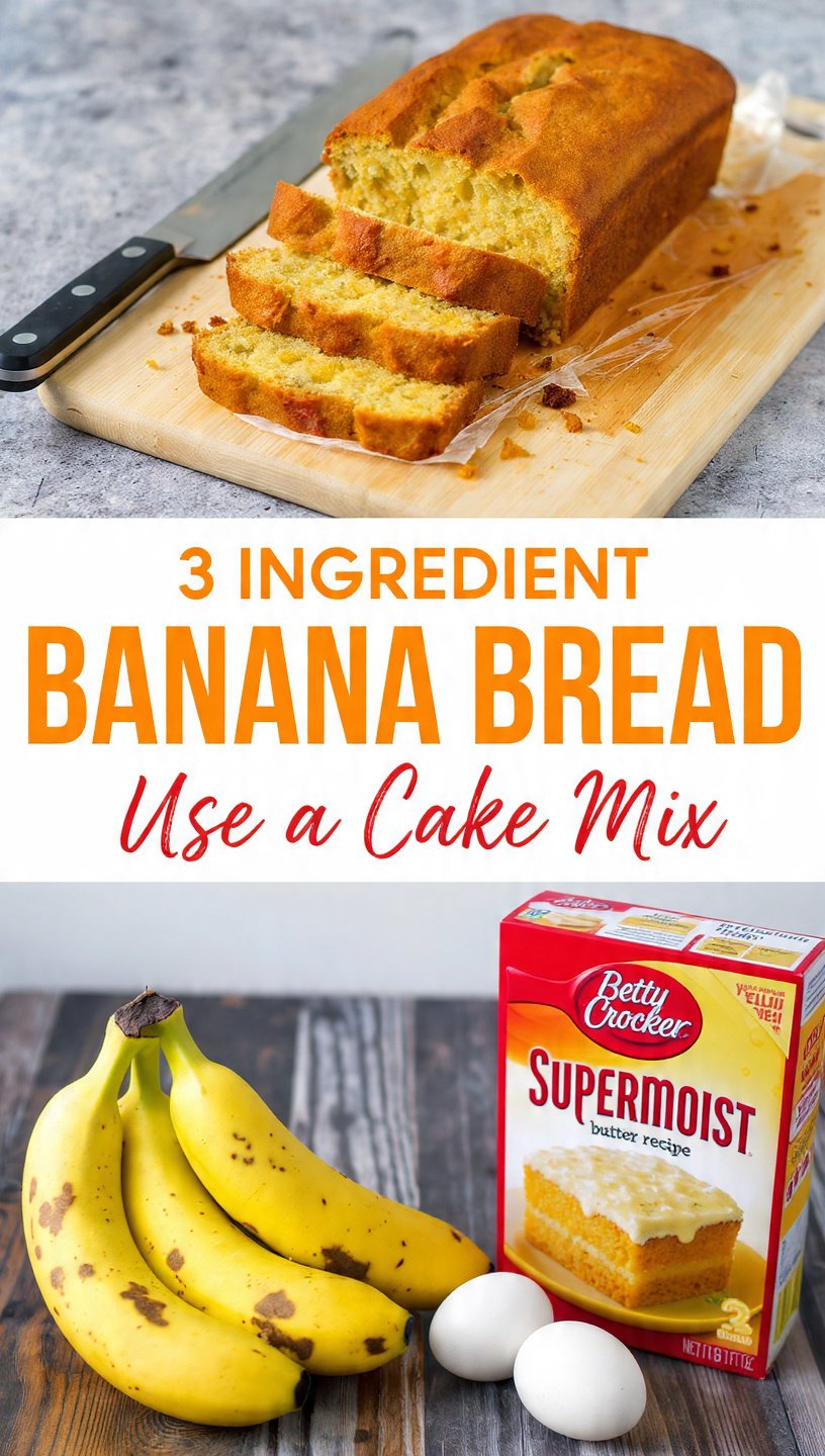 banana bread recipe with cake mix